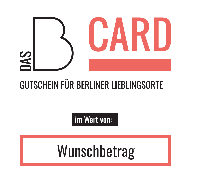 B CARD – PDF Gutschein - Gutschein Berlin - B-Card